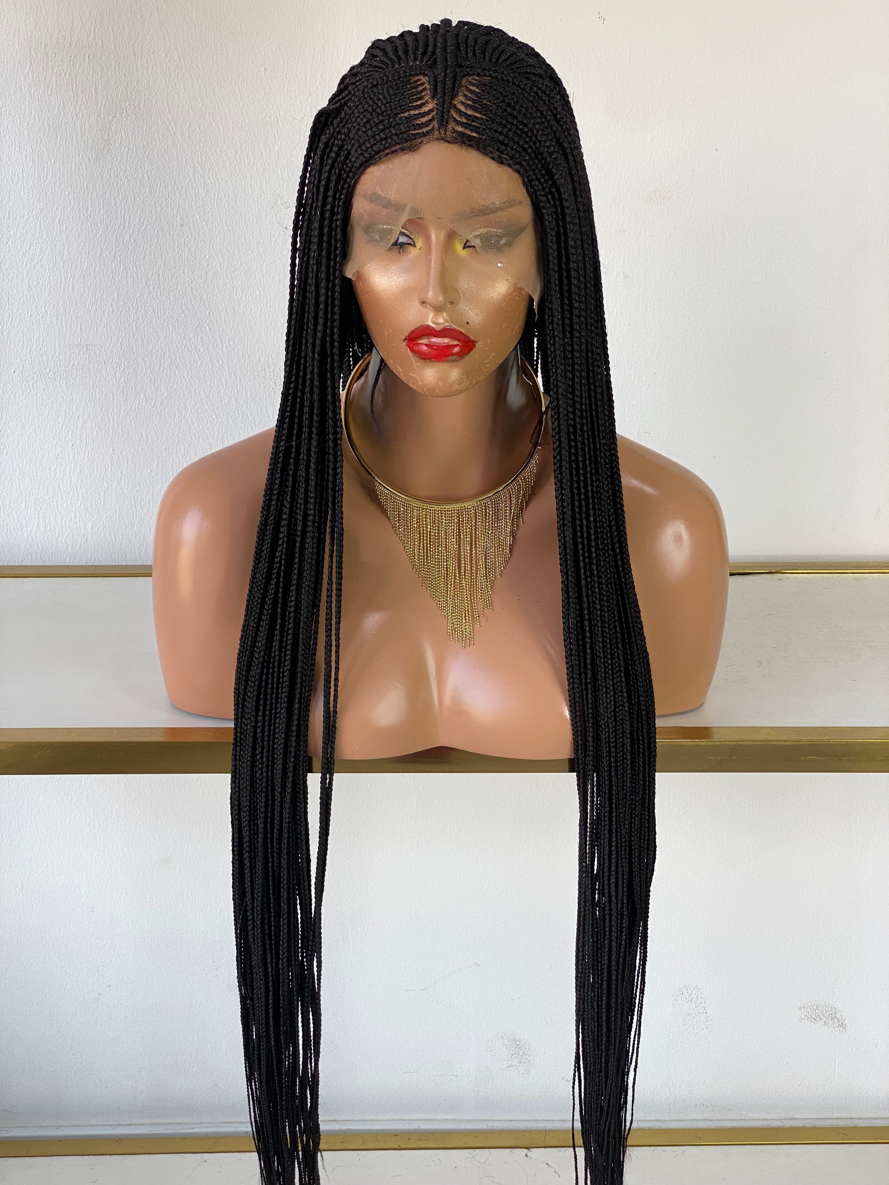 Ready To Ship - Tribal Cornrow Frontal Lace Wig