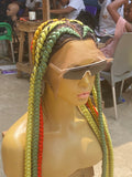 Pop Smoke Wig "Swiss Full Lace" Mixed Colors